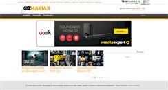 Desktop Screenshot of gizmaniak.pl
